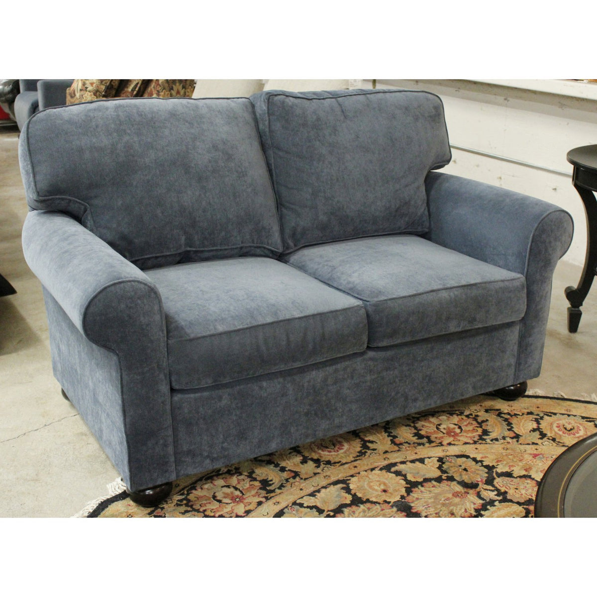 King Hickory French Blue Loveseat