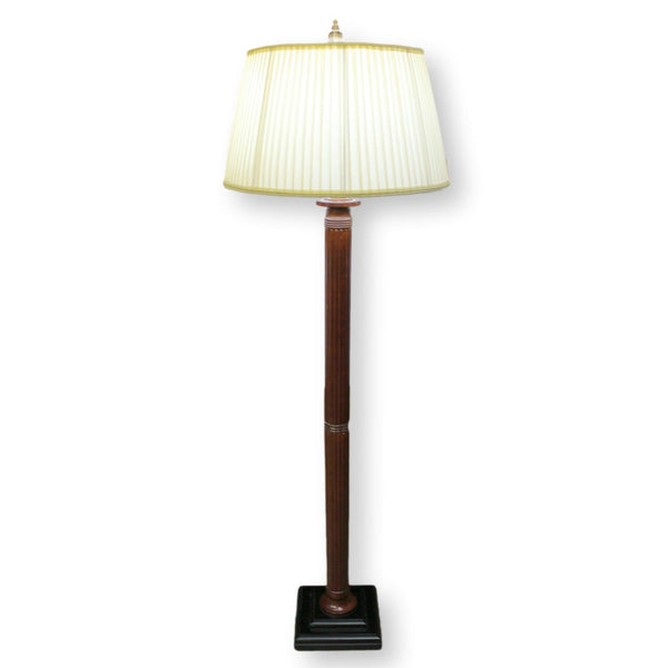 Reeded Column Floor Lamp