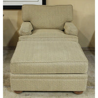 Ethan Allen Club Chair & Ottoman