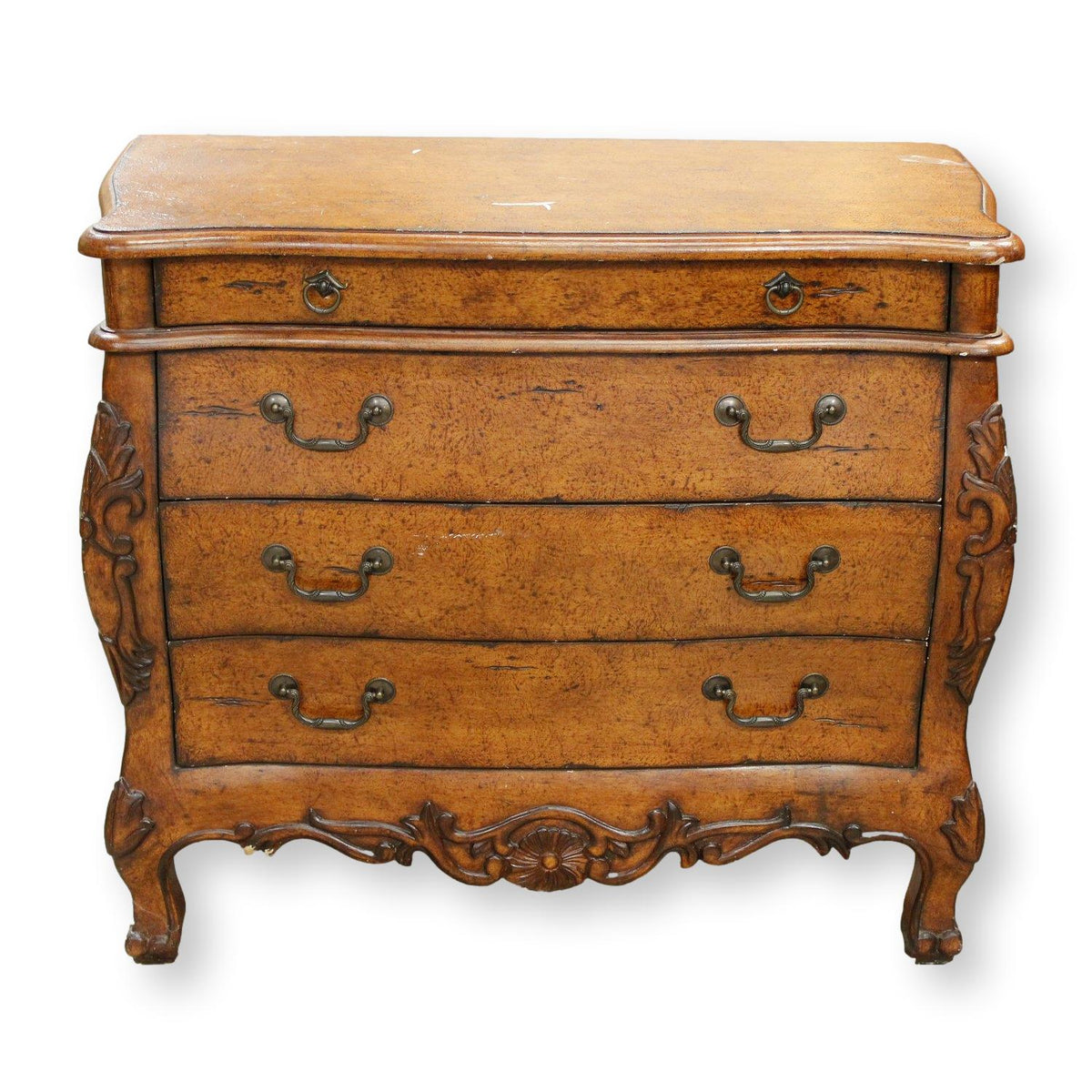 4 Drawer Bombe Dresser