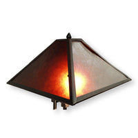 Mission Floor Lamp w/Mica Shade