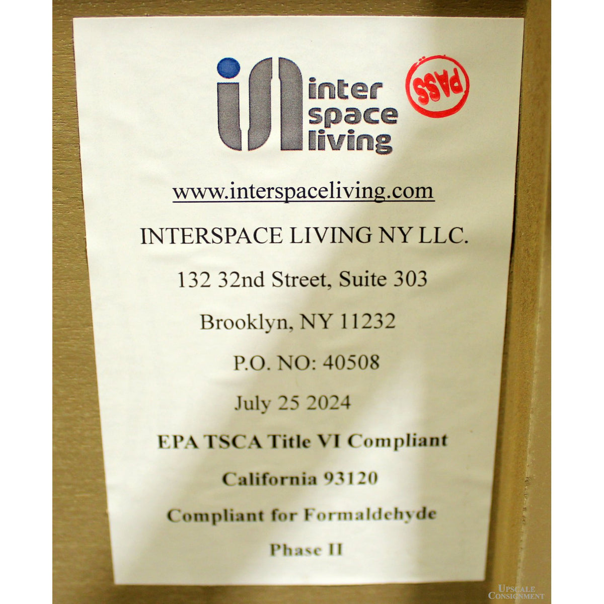 InterSpaceLiving 2-Tier Nightstand