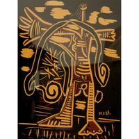Gallery Framed Art Print 'Le Peintre sur la plage' By Pablo Picasso