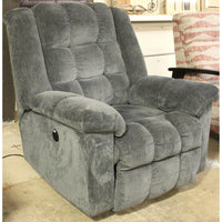 Ashley Tufted Slate Power Recliner