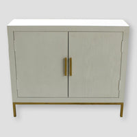 Uttermost White 2-Door Cabinet