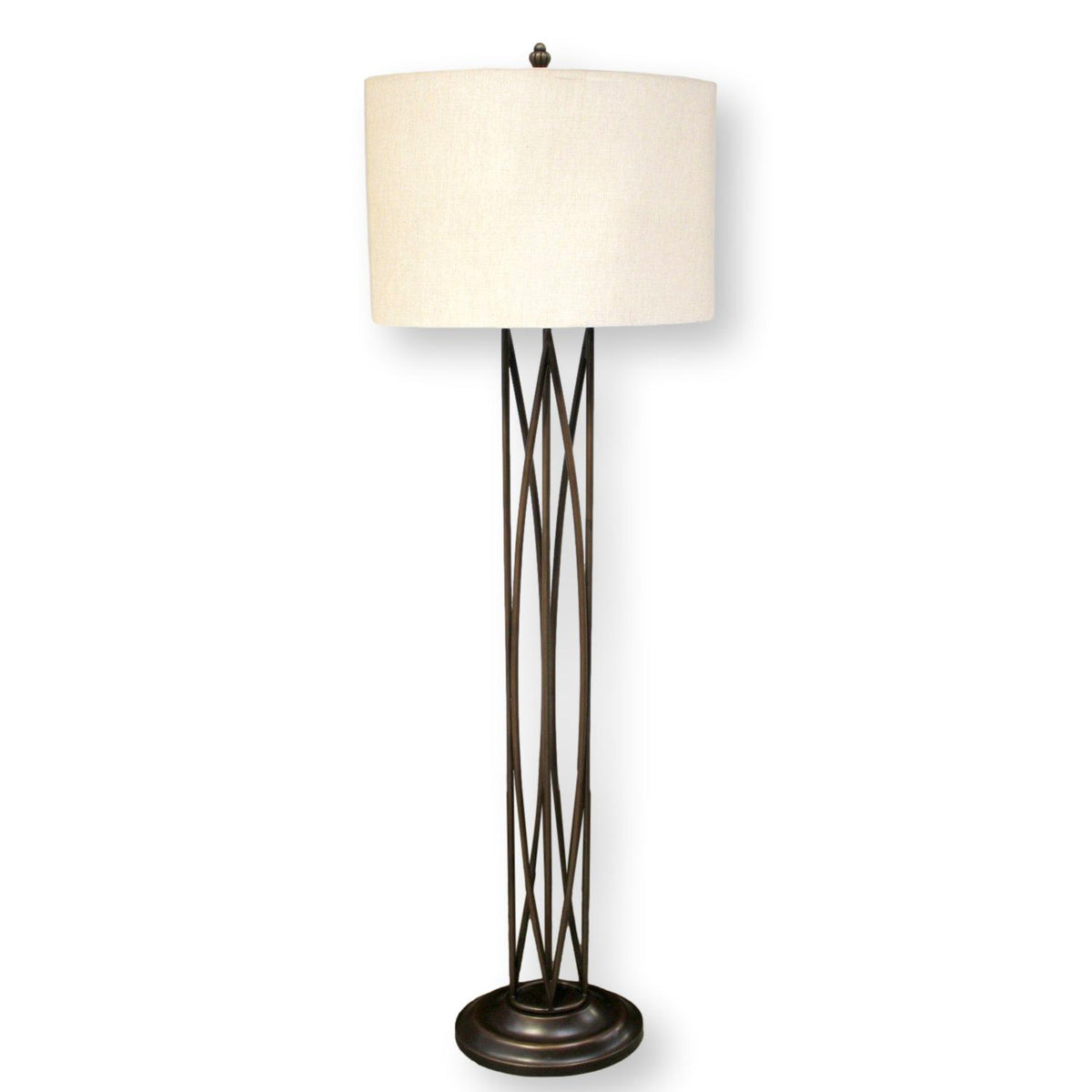 Bronze Tone Multi-stem Floor Lamp