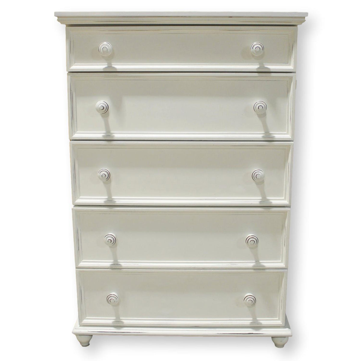 America the Beautiful Dreamer White 5 Drawer Chest of Drawers