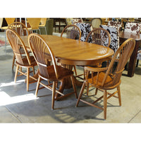 Richardson Brothers Co. Oak Dining Table w/6 Chairs