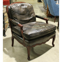 Sam Moore Leather Fauteuil Chair