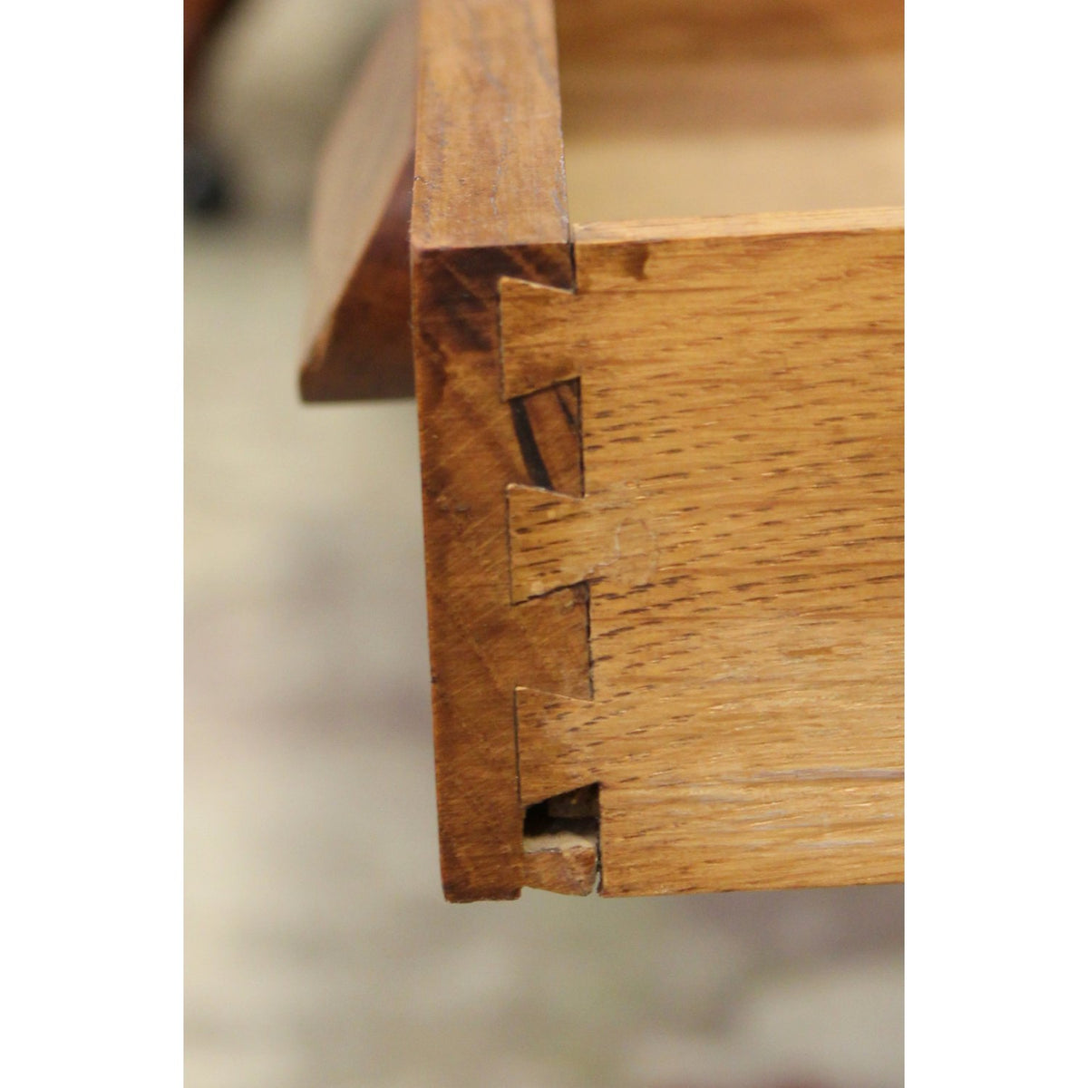 Quartersawn Oak Mission Style Writing Desk