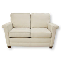 La-Z-Boy White Linen Loveseat