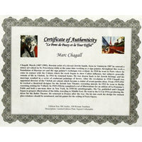 Gallery Framed Art Print 'Le Pont de Passy et la Tour Eiffel' By Marc Chagall