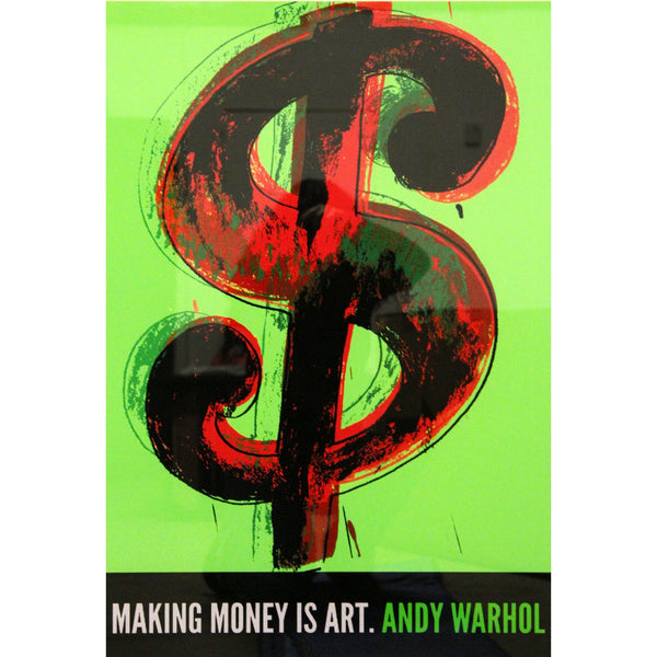 Gallery Framed Art Print 'Making Money Is Art' By Andy Warhol