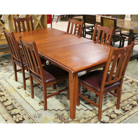 West Point Woodworking Amish Dining Table w/6 Chairs