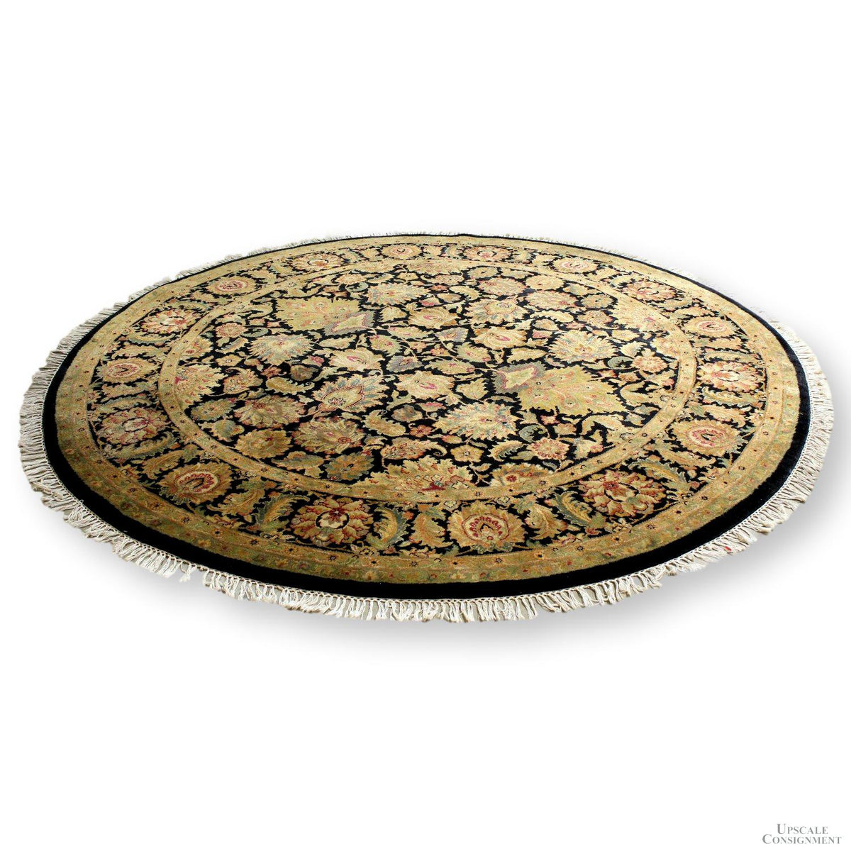 8' 3'' Round Wool Area Rug