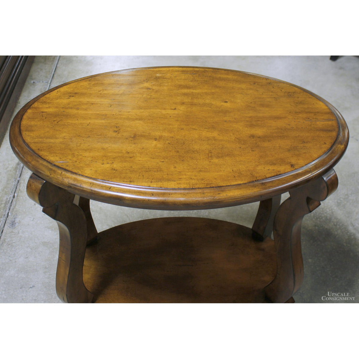 Rustic Oval Accent Table