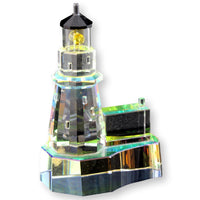 Split Rock Lighthouse Crystal Art Sculpture