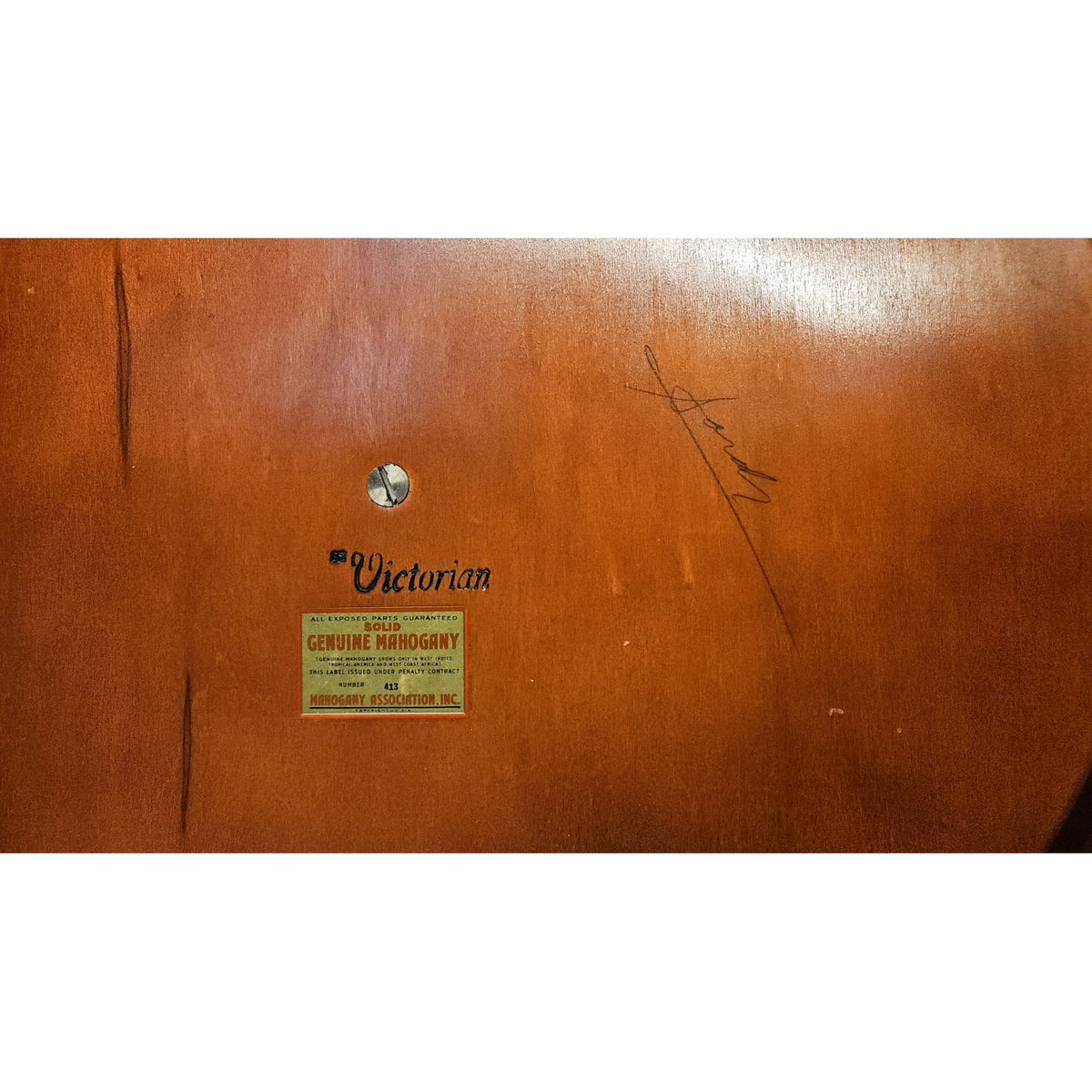 Victorian Style Accent Table w/Carrera Marble Top