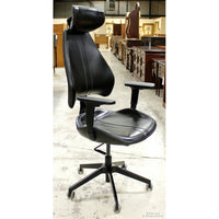 IKEA Black Leather "Gruppsel" Gaming Chair