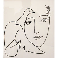 Gallery Framed Art Print 'Dove and Face' By Pablo Picasso