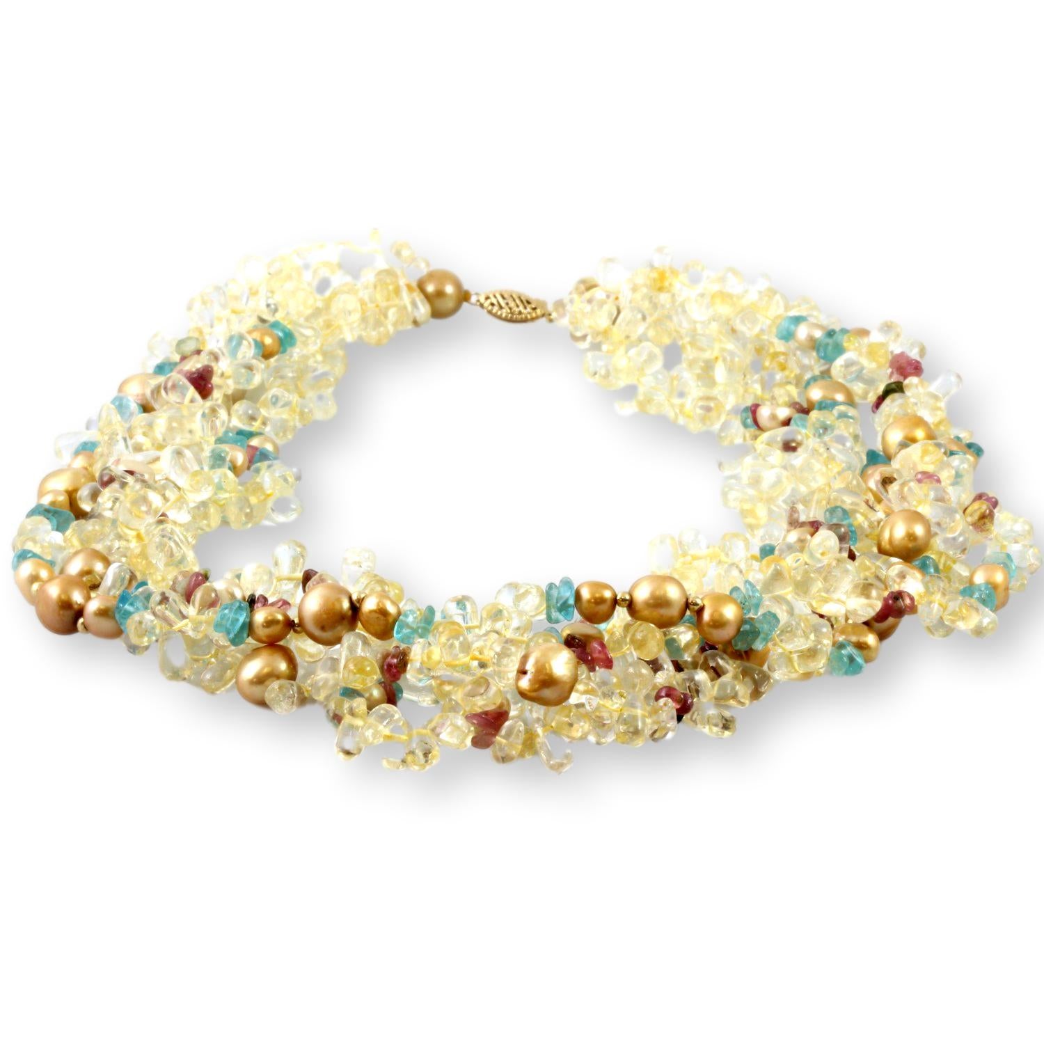 Bracelet or hotsell choker Citrine Topaz Imperial