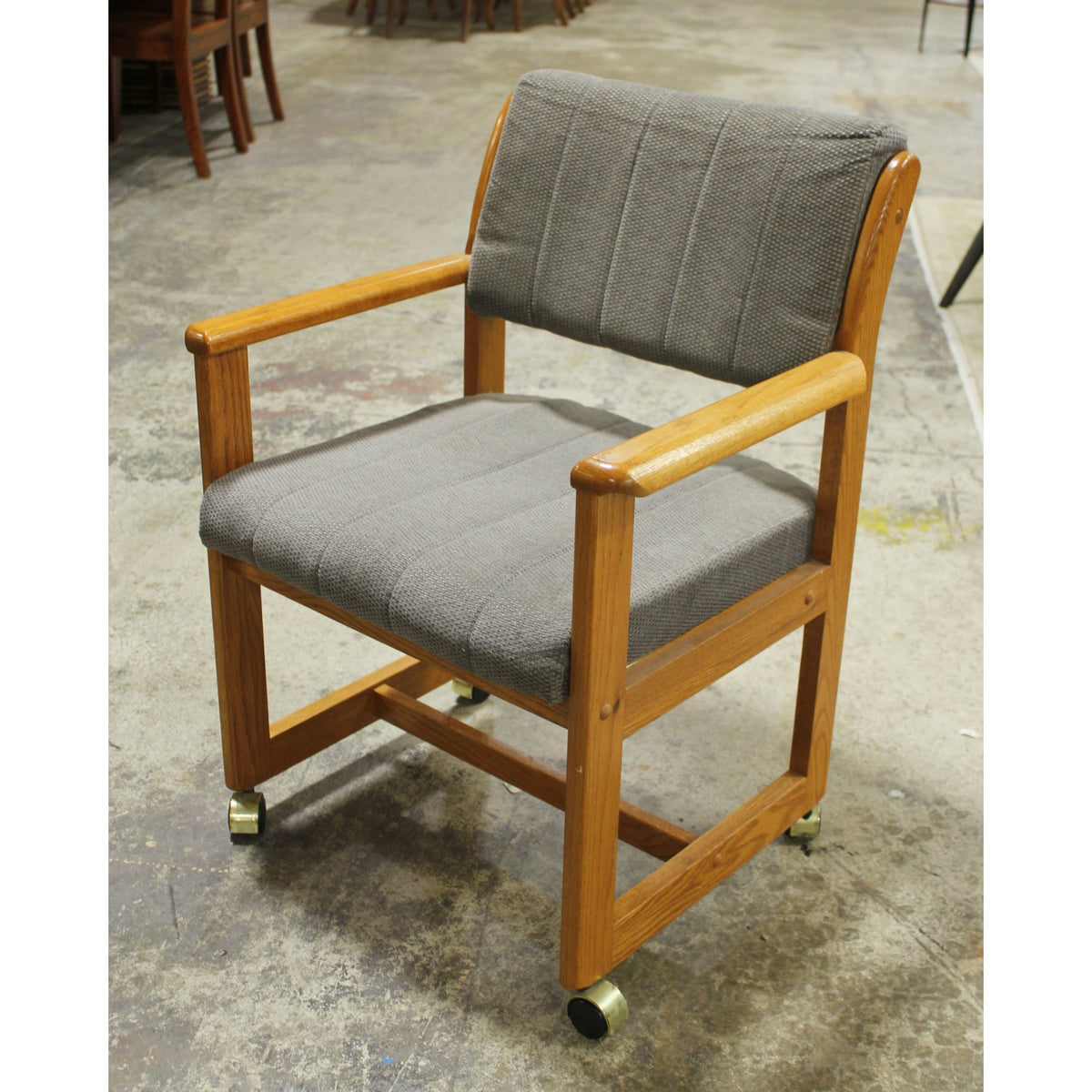 Set of 4 Dining Chairs on Casters