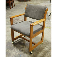 Set of 4 Dining Chairs on Casters