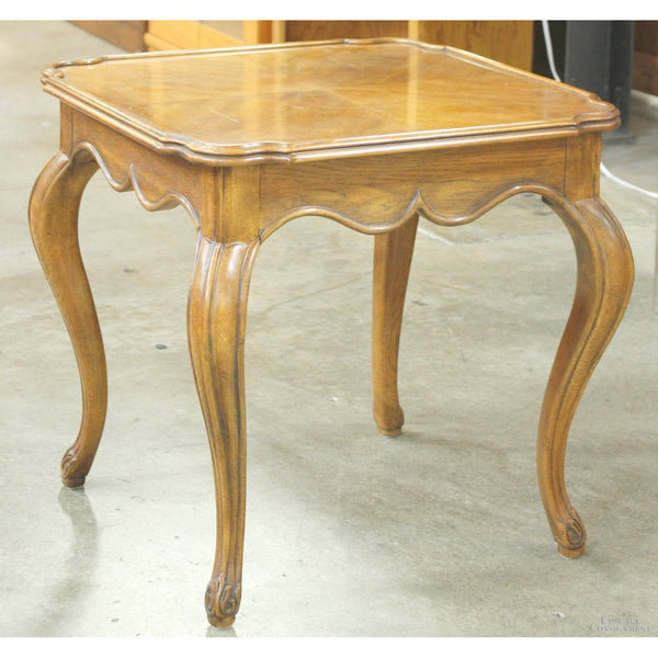 Drexel Heritage Scalloped End Table