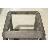 Restoration Hardware 'Grand Framed' Square Side Table