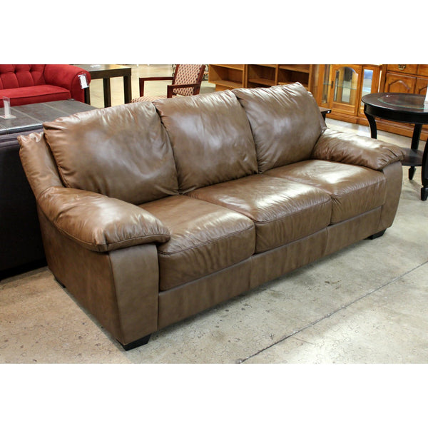 Italsofa Brown Leather Sofa
