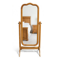 Nostalgia Oak Cheval Mirror