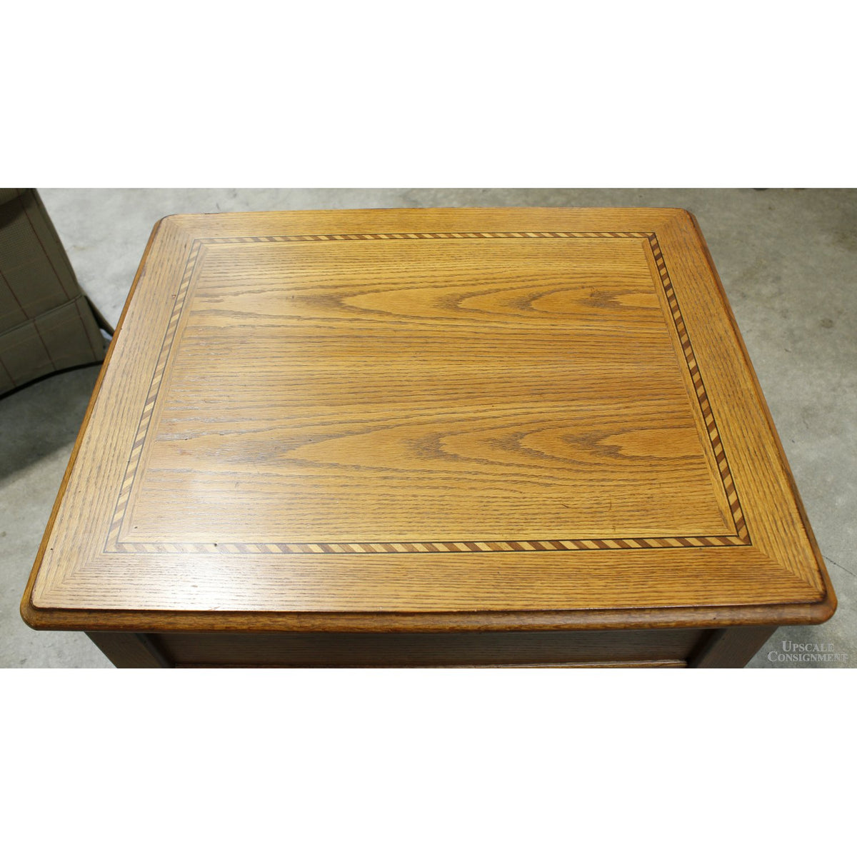 Hammary Inlay End Table w/Drawer