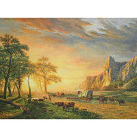 Framed Original Oil - Oregon Trail