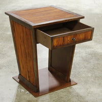 Bamboo & Wood Nightstand