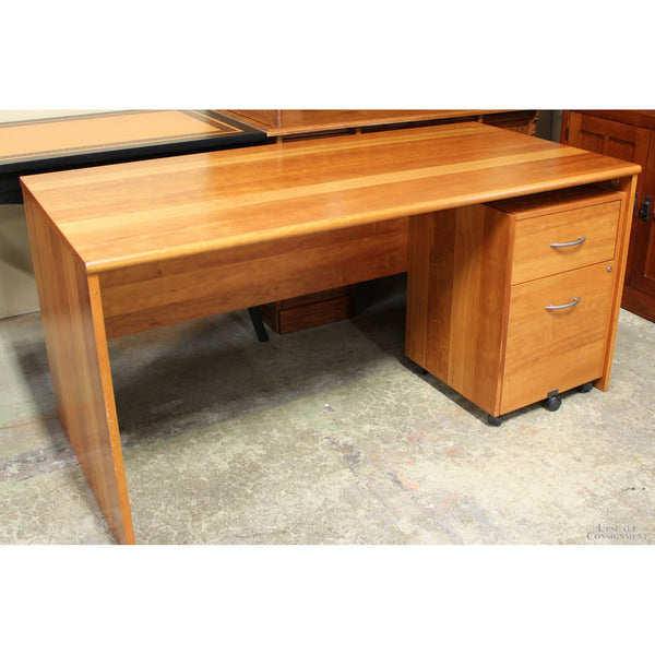 Dania Desk w/File Cabinet