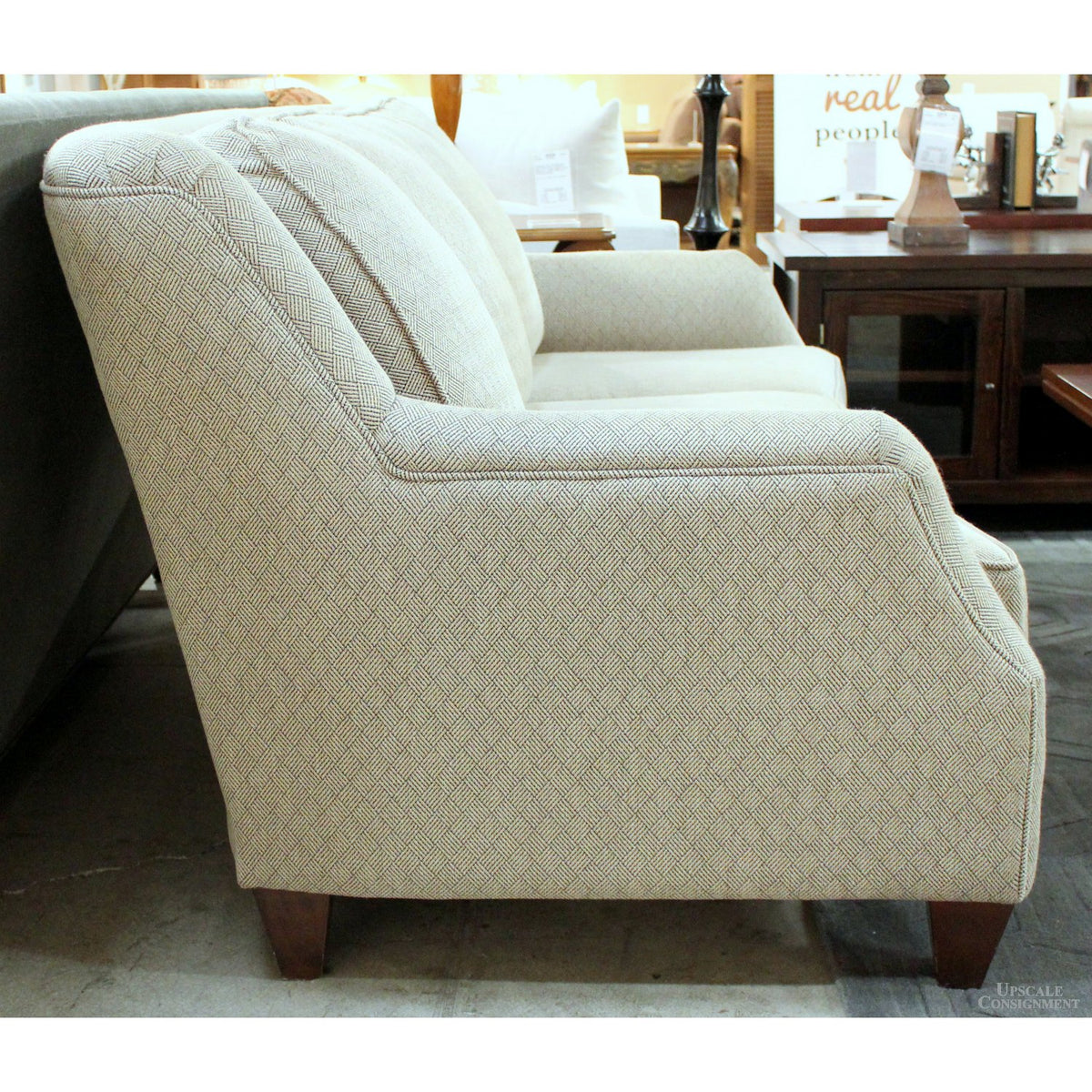 Marshfield Furniture Diamond Pattern Sofa