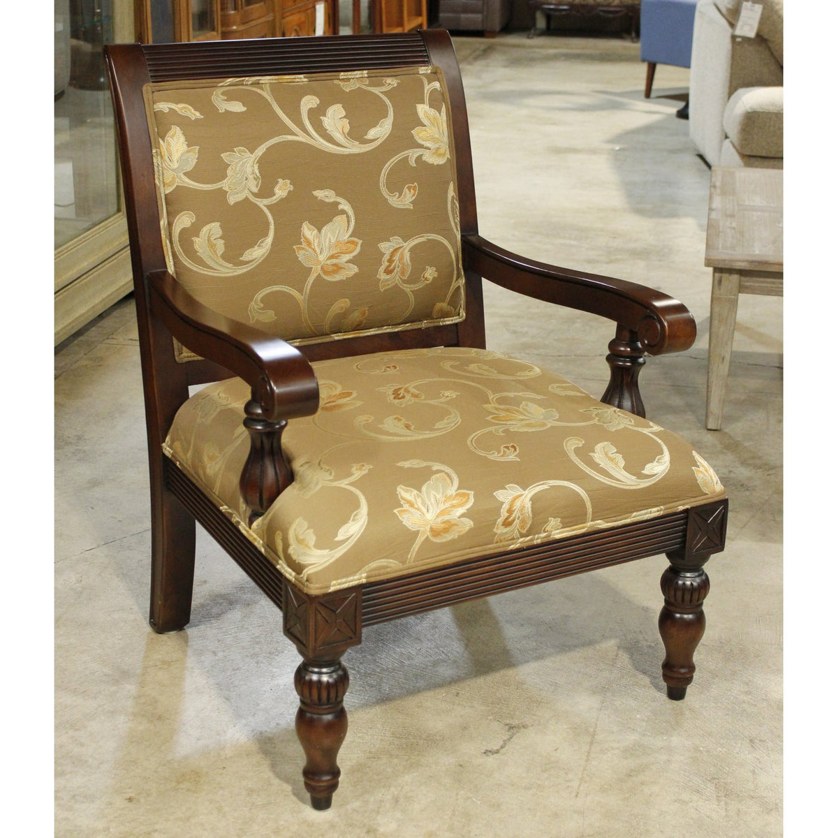 Mahogany Frame Armchair