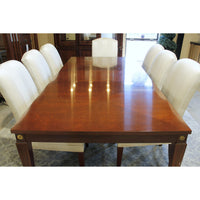 Ethan Allen 'Sable' Dining Table w/8 Chairs