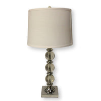 Chrome & Glass Spheres Table Lamp