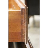Ethan Allen 2 Drawer Mahogany Nightstand