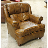 Schafer Caramel Leather Club Chair