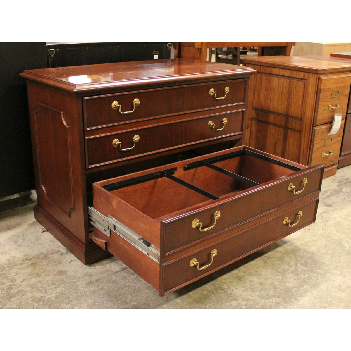 Jasper Cabinet Mahogany Lateral File Cabinet