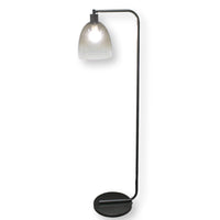 West Elm Glass Shade Floor Lamp