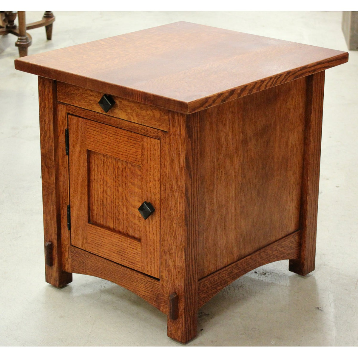 Mission Oak Cabinet End Table