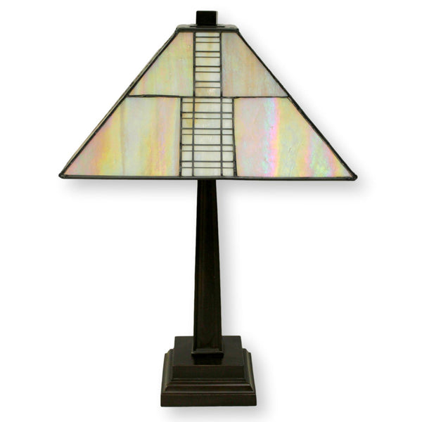 Prairie Style Stained Glass Table Lamp