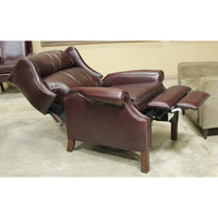 Hooker Furniture 'Seven Seas' Cordovan Leather Wingback Recliner