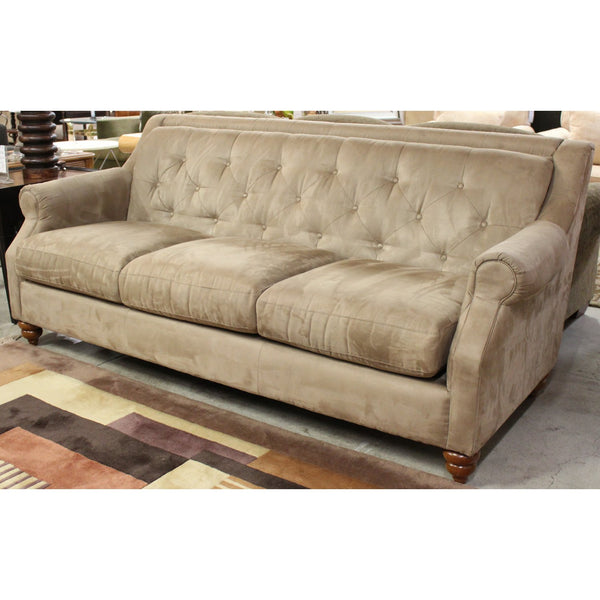 La-Z-Boy Tan Microfiber Sofa