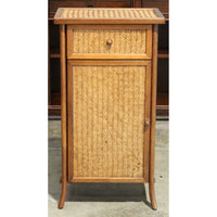 Wicker Accent Cabinet
