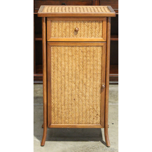 Wicker Accent Cabinet