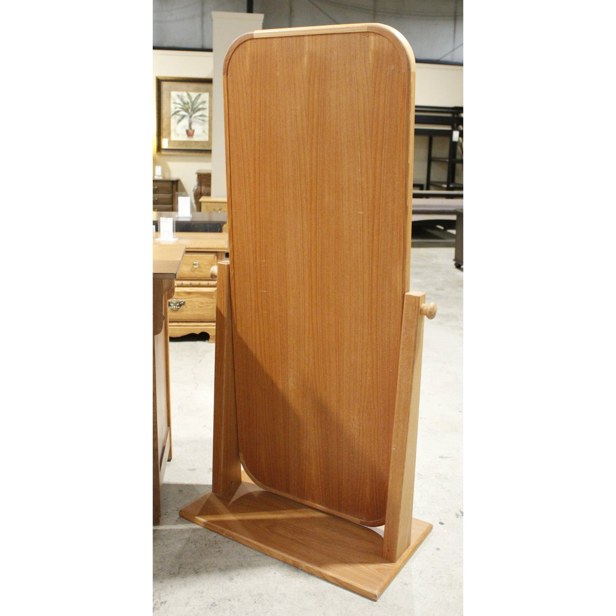 Oak Cheval Mirror